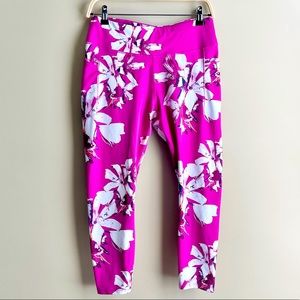 Avia Floral Print Magenta Leggings
